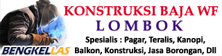 Konstruksi baja wf Lombok